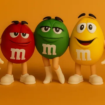 M&M's. Topi się w ustach a nie w dłoni