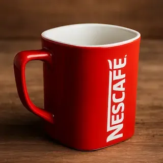 wizualizacja popularnej kawy rozpuszczalnej