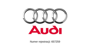 Audi - logo i nazwa dla firmy 
