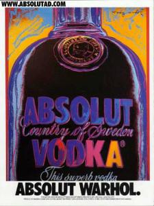 Projekty na bazie formy butelki Absolut stworzyło wielu artystów.