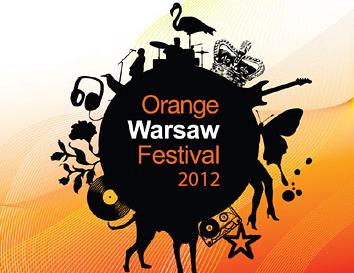 Zdjęcie wraz z logiem festiwalu muzycznego organizowanego przez markę Orange.